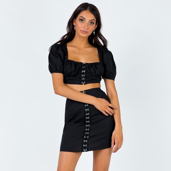 Princess Polly black Verna set - Picture 2 of 2